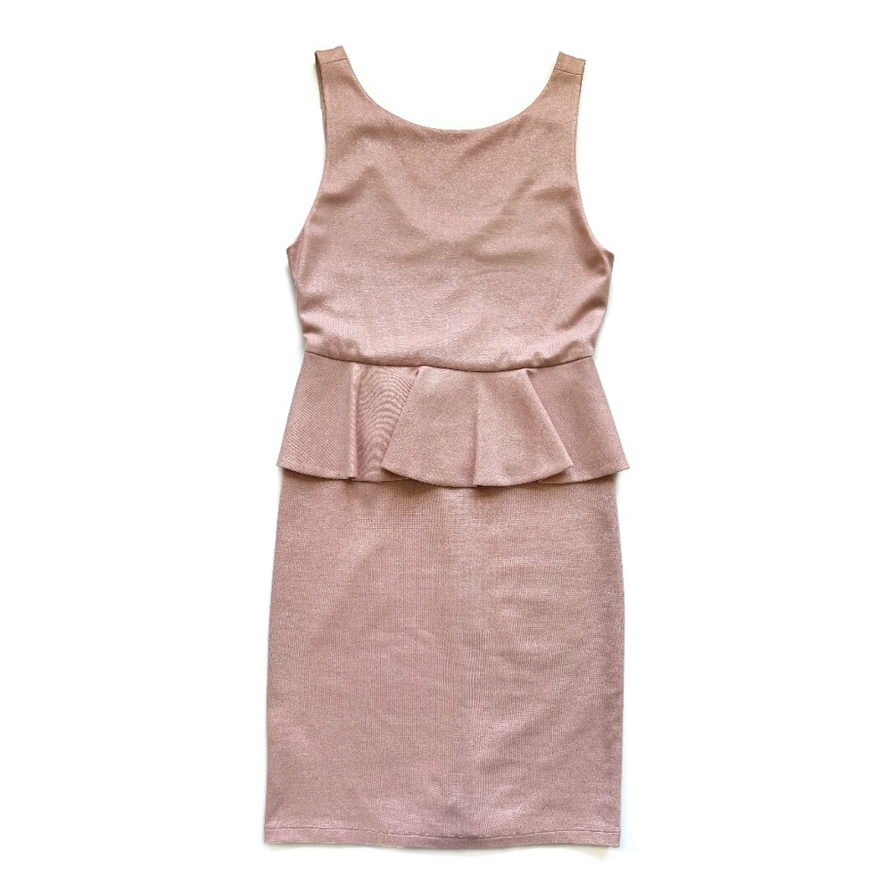 Alice + Olivia Pink Shimmer Cocktail Dress